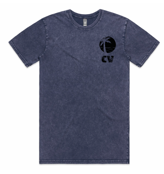 Comm Vibes Unisex Stone Wash Tee Surf Dog Edition